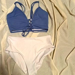 two piece bathing suit